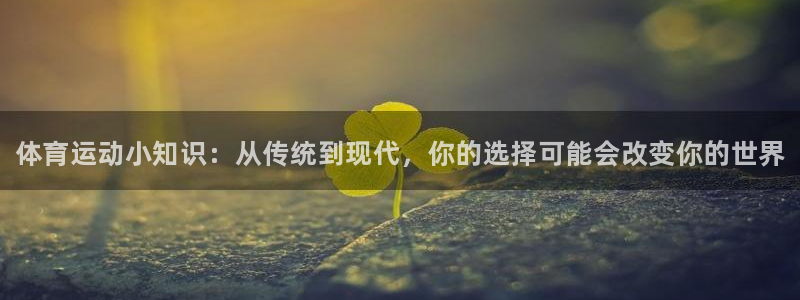 MK体育官网下载招商：体育运动小知识：从传统到现代，你的选择