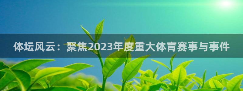 MK体育官方正版app五金厂：体坛风云：聚焦2023年度重大